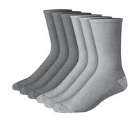 Hanes Chaussettes Max Cushioned mi-mollet rembourrées – Anti-humidité & anti-odeurs – Lot de 6 Gris
