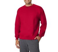 Hanes Men???s Ultimate Cotton® Heavyweight Crewneck Sweatshirt S Red