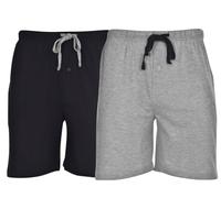 Hanes Men's 2 Pack Jersey Cotton Knit Tagless Sleep & Lounge Drawstring Shorts