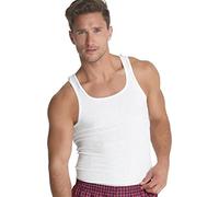 Hanes Men's 7-Pack Ultimate FreshIQ Tank, White, Medium