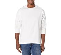 Hanes Men's Beefy Long Sleeve Shirt, White, 2XL