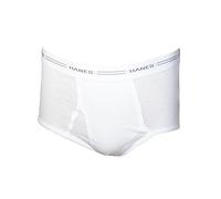 Hanes Men's Cotton White Briefs with Comfort Flex Waistband (Pack of 6)