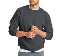 Hanes Men's EcoSmart Fleece Sweatshirt Capuche, Charbon, XXXXL Homme
