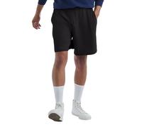 Hanes Men's Jersey Short with Pockets, Black, Large