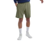 Hanes Men's Jersey Short with Pockets, Camo Green Heather, XX-Large