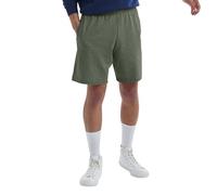 Hanes Men's Jersey Short with Pockets, Camo Green Heather, XX-Large