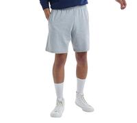 Hanes Men's Jersey Short with Pockets, Light Steel, X-Large