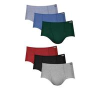 Hanes Men's Tagless No Ride Up Briefs with ComfortSoft Waistband, 6-Pack, Large