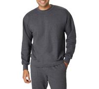 Hanes Men's Ultimate Heavyweight Fleece Sweatshirt, Charcoal Heather, Large