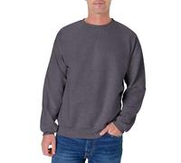 Hanes Men's Ultimate Heavyweight Fleece Sweatshirt, Charcoal Heather, Large