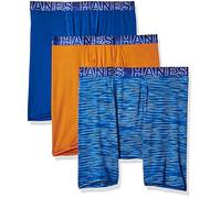 Hanes Mens X-Temp 4-Way Performance Stretch Mesh Boxer Briefs, Assorted-3, XX-Large US