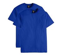 Hanes Nano Premium Lot de 2 t-Shirts en Coton pour Homme, Bleu Roi Profond, XL