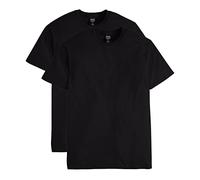 Hanes Nano Premium Lot de 2 t-Shirts en Coton pour Homme, Noir, XL