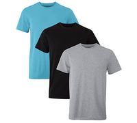Hanes Homme Ras T-Shirts, Évacuation De L'Humidité Coton Extensible Tee, 3-Pack