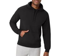 Hanes Originals Hoodie, Garment Dyed Hooded Sweatshirt, Unisex Fleece Pullover Capuche, Noir, L Homme