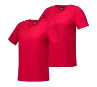 Hanes Nano léger T-Shirt, Rouge Profond, L (Lot de 2) Femme