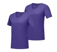 Hanes Nano léger T-Shirt, Violet, M (Lot de 2) Femme