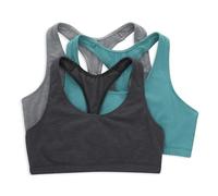 Hanes Racerback Bralette Pack, Low Impact Sports Bra, Solid Or Assorted, 3-Pack Soutien-Gorge Femme (Lot de 3)