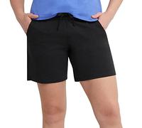 Hanes Short en Jersey pour Femme, Noir, XL