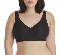 Hanes SmoothTec??? Wirefree Bra 2XL Black