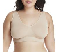 Hanes Soutien-Gorge sans Armatures pour Femme, Soutien-Gorge en Tricot Extensible, Soutien-Gorge lissant pour t-Shirt, Nude, M