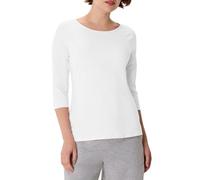Hanes Stretch Cotton Raglan Sleeve Tee Chemise, Blanc, L Femme