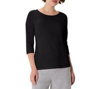 Hanes Stretch Cotton Raglan Sleeve Tee Chemise, Noir, XL Femme