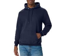Hanes Sweat à Capuche EcoSmart pour Homme, Polaire de Poids Moyen, Pull à Capuche, Bleu Marine, S