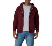 Hanes up, EcoSmart Fleece Full-Zip Hoodie for Men, Hooded Sweatshirt Sweat à Capuche, Bordeaux, S Homme