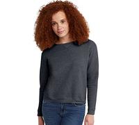 Hanes Sweat-Shirt à col Rond EcoSmart pour Femme, Ardoise chinée., L