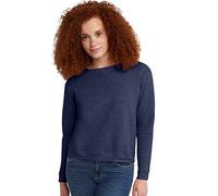 Hanes Sweat-Shirt à col Rond EcoSmart pour Femme, Navy Heather, XL