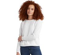 Hanes Sweat-Shirt en Polaire avec Encoche en V pour Femme Chemise, Blanc