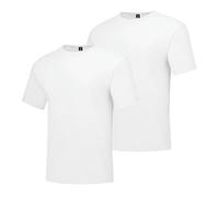 T-Shirt à Manches Courtes Beefy-t Hanes (Lot de 2) - Blanc - Small