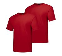Hanes T-Shirt pour Homme, Rouge Profond, L