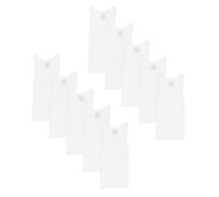 Hanes Tank Undershirt, EcoSmart Cotton Shirt, Multiple Packs Available sous-vêtement, Blanc-Lot de 10, Taille Garçon