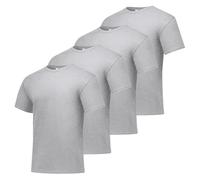 Treask Hanes Men's ComfortSoft T-Shirt (Pack of 4), 2Ash, Medium