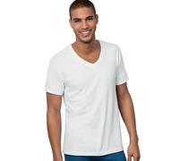 Hanes T-shirt Homme Comfortsoft col V - Lot de 5 - Blanc, Taille M