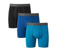 Hanes Comfort Flex Fit Lot de 3 Boxers Extensibles Ultra Doux Boxeur ajusté, Jambes Standard Assorties, XL Homme