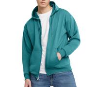 Hanes up, EcoSmart Fleece Full-Zip Hoodie for Men, Hooded Sweatshirt Jacket, Mousse espagnole, XL Homme