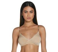 Hanes Soutien-gorge femme Cozy Seamless – sans armature, sans coutures – Noir S