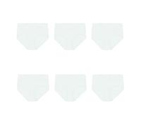 Hanes Culottes femme en coton - Lot de 6 - Blanc - Taille 6