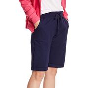 Hanes Women's French Terry Bermuda Short, Navy, Medium