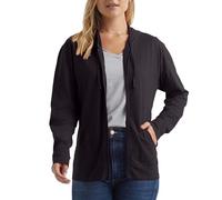 Hanes – Sweat à capuche zippé femme en jersey – Noir – Taille XL