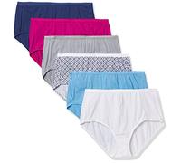 Hanes Womens Ultimate Breathable Cotton Brief 6-Pack, 10