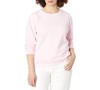 Hanes Women's V-Notch Pullover Fleece Sweatshirt, Pale Pink, L