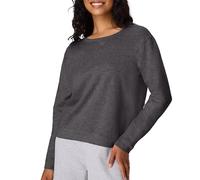 Hanes Women's V-Notch Pullover Fleece Sweatshirt, Slate Heather, X-Large