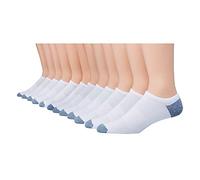 Hanes X-temp Herrensocken, Leicht, Niedrig Geschnitten und Ohne Show, lot de 12 LTAC14 pour homme, Blanc/jardin opulent, 37.5-46 EU