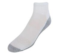 Hanes X-Temp Lot de 12 paires de chaussettes rembourrées pour homme, Blanc, 6-12
