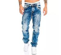 HANFBIO Fashion Classic Hommes Premium Loose Wide Leg Pants Business Casual Men Pants Mens Straight Jeans