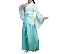 Hanfu Costume Traditionnel Chinois pour Fille Ancien Costumes Accessoires avec Jupe midi Halloween Carnaval Cosplay Kimono Japonais Enfants,Fille Robe Geisha Peignoir Spa,Enfants Déguisements F408A